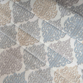 PBS Timeless Ornare 100% Cotton Bed Sheet with Pillow Case Blue