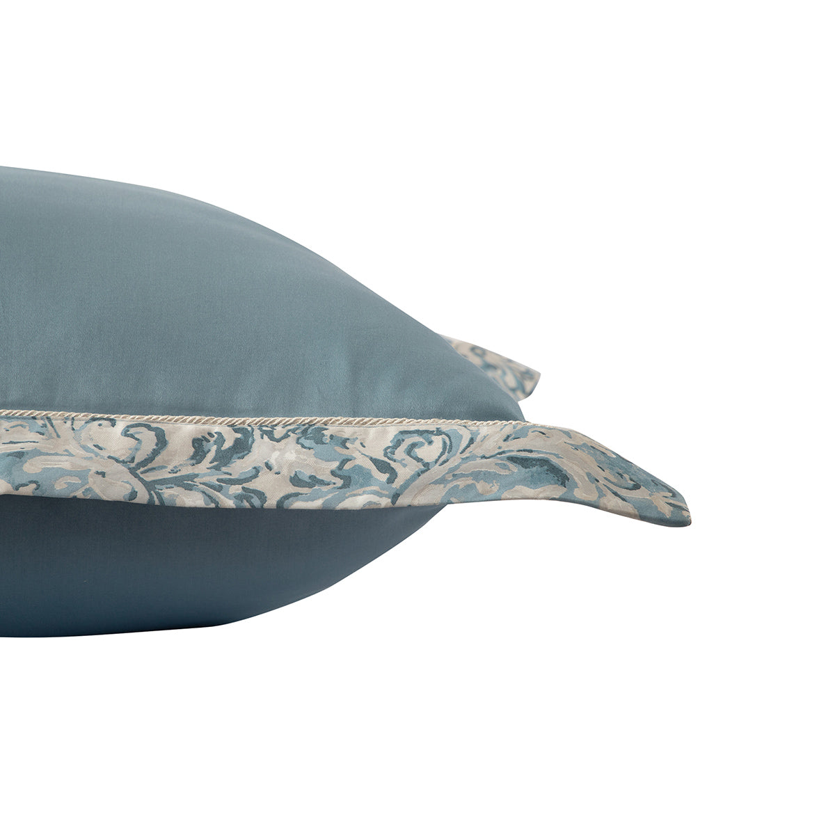 Pillow Case Euro Set 100% Cotton Blue Aquarelle Imperial Grace
