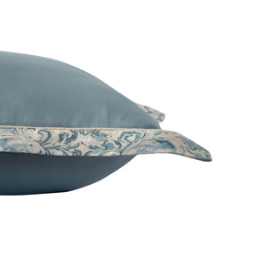 Pillow Case Euro Set 100% Cotton Blue Aquarelle Imperial Grace