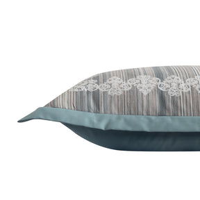 Pillow Sham Set 100% Cotton Blue Veloura Imperial Grace