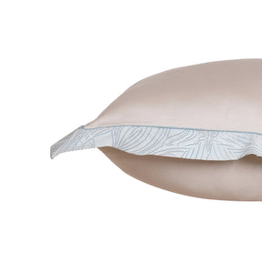 Classical Ornate Baroque Feathering Pillow Case Euro Set Blue