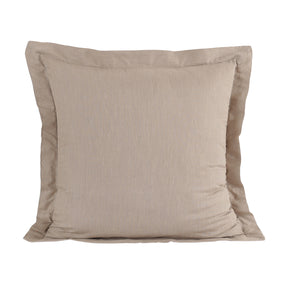 Emmie 100% Natural Egyptian Cotton with Hemm Stitch 2PC Pillow Case Euro Set