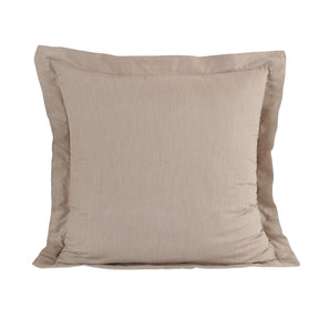 Emmie 100% Natural Egyptian Cotton with Hemm Stitch 2PC Pillow Case Euro Set