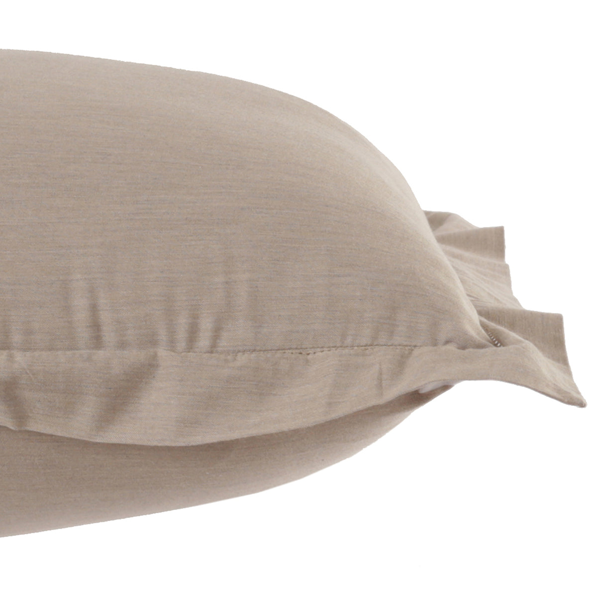 Emmie 100% Natural Egyptian Cotton with Hemm Stitch 2PC Pillow Case Euro Set