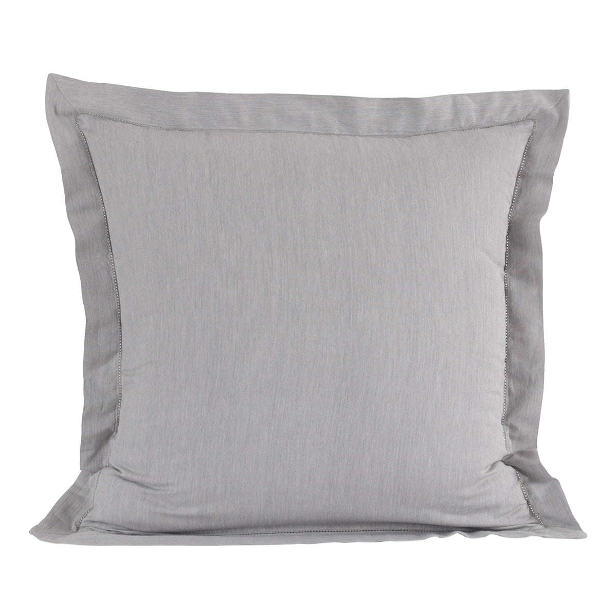 Emmie 100% Natural Egyptian Cotton with Hemm Stitch 2PC Pillow Case Euro Set