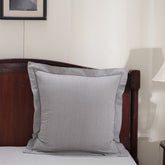 Emmie 100% Natural Egyptian Cotton with Hemm Stitch 2PC Pillow Case Euro Set
