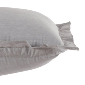 Emmie 100% Natural Egyptian Cotton with Hemm Stitch 2PC Pillow Case Euro Set