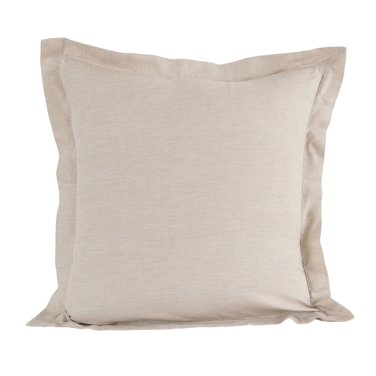 Emmie 100% Natural Egyptian Cotton with Hemm Stitch 2PC Pillow Case Euro Set