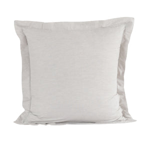 Emmie 100% Natural Egyptian Cotton with Hemm Stitch 2PC Pillow Case Euro Set