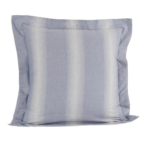 Rhythmic Stripe 100% Natural Egyptian Cotton Woven 2PC Pillow Case Euro Set