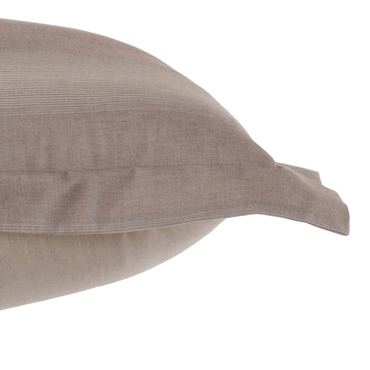 Rhythmic Stripe 100% Natural Egyptian Cotton Woven 2PC Pillow Case Euro Set