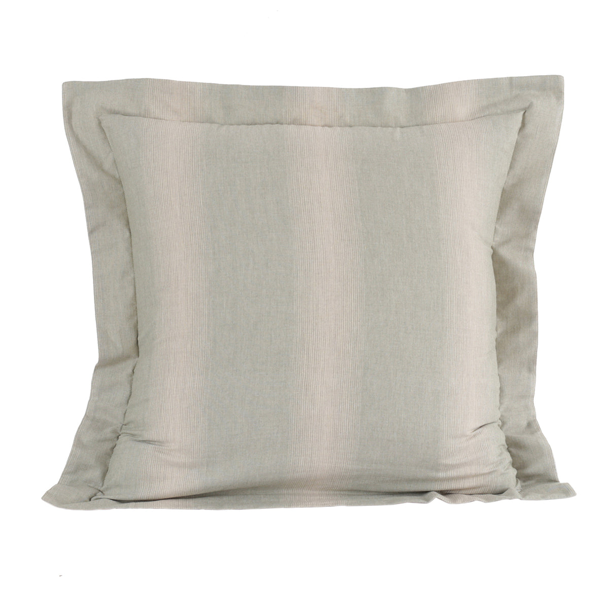 Rhythmic Stripe 100% Natural Egyptian Cotton Woven 2PC Pillow Case Euro Set