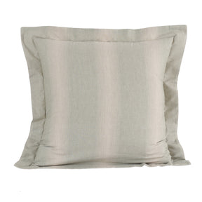 Rhythmic Stripe 100% Natural Egyptian Cotton Woven 2PC Pillow Case Euro Set