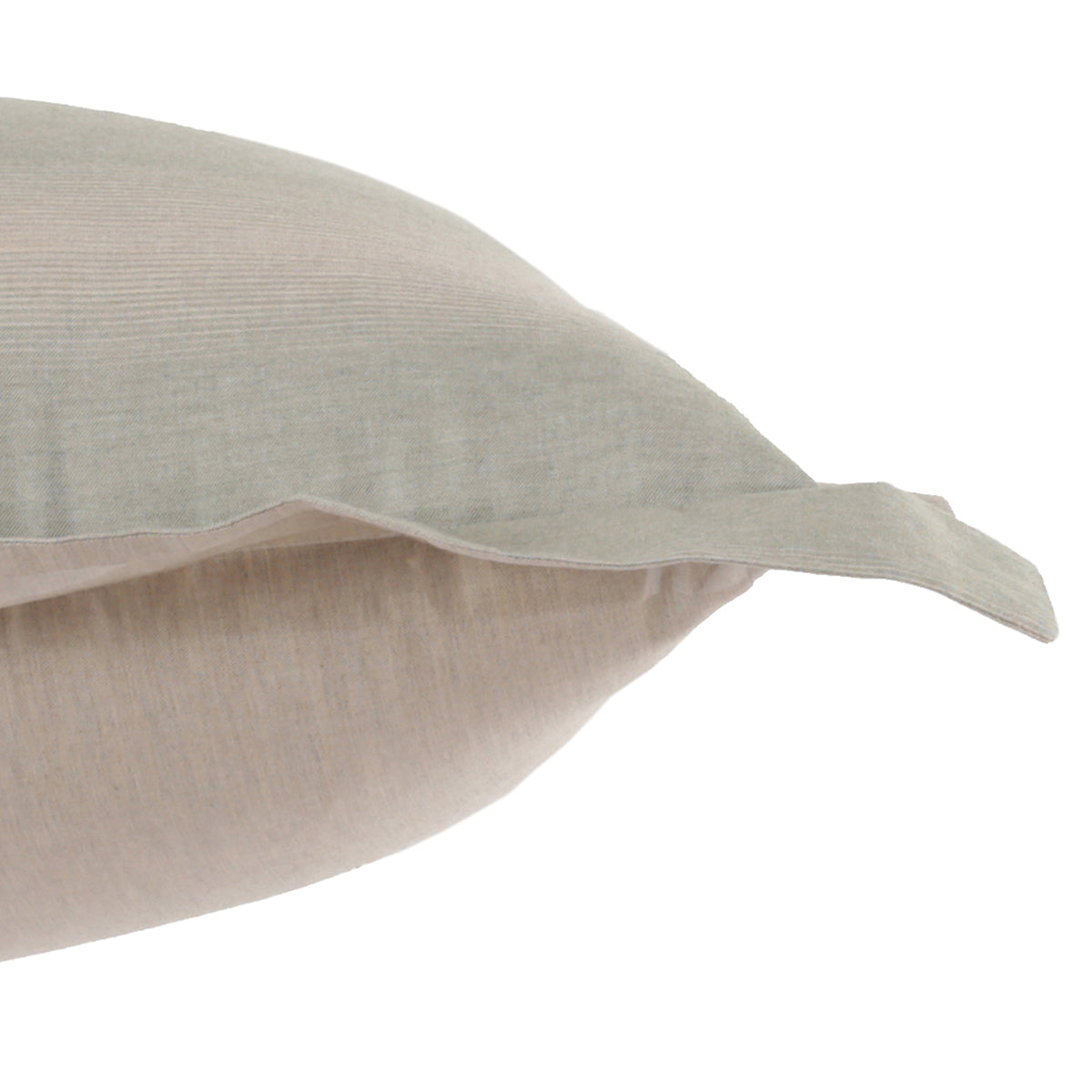 Rhythmic Stripe 100% Natural Egyptian Cotton Woven 2PC Pillow Case Euro Set