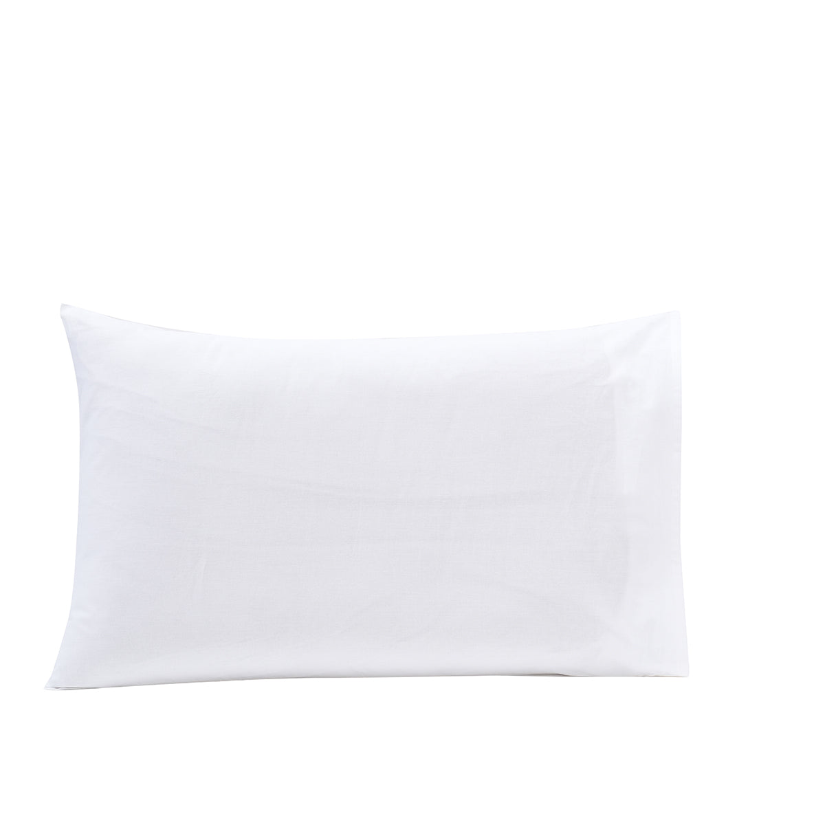 Eden Solid 100% Cotton White 2PC Pillow Case Set