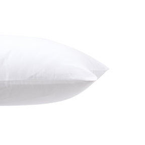 Eden Solid 100% Cotton White 2PC Pillow Case Set