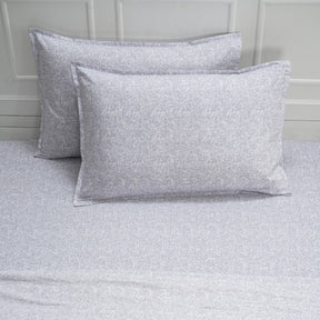 Tranquil Serenity Maxson 100% Cotton Printed Neutral Pillow Case Set Of 2