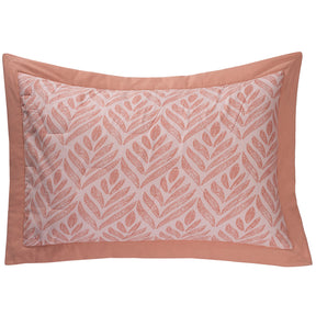 Global Atelier Petal Touch Peach Machine Quilted 2PC Pillow Sham Set