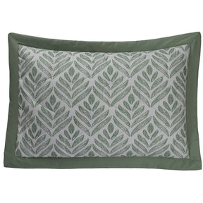Global Atelier Petal Touch Green Machine Quilted 2PC Pillow Sham Set