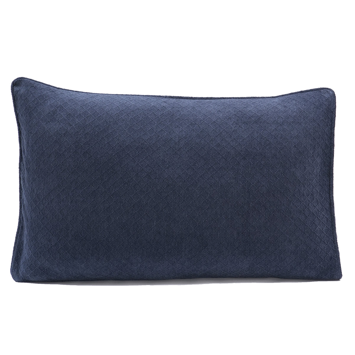 Blaize 100% Cotton Solid Weave Blue Pillow Sham Set