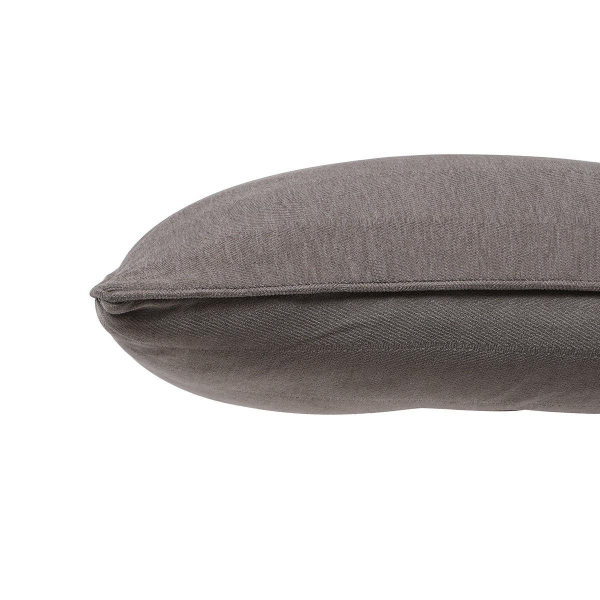 Caroline Woven Herringbone Pattern Beige 2PC Pillow Sham Set