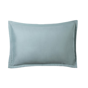Colorart Penelope Quilted Pillow Sham Set of 2 Misty Aqua
