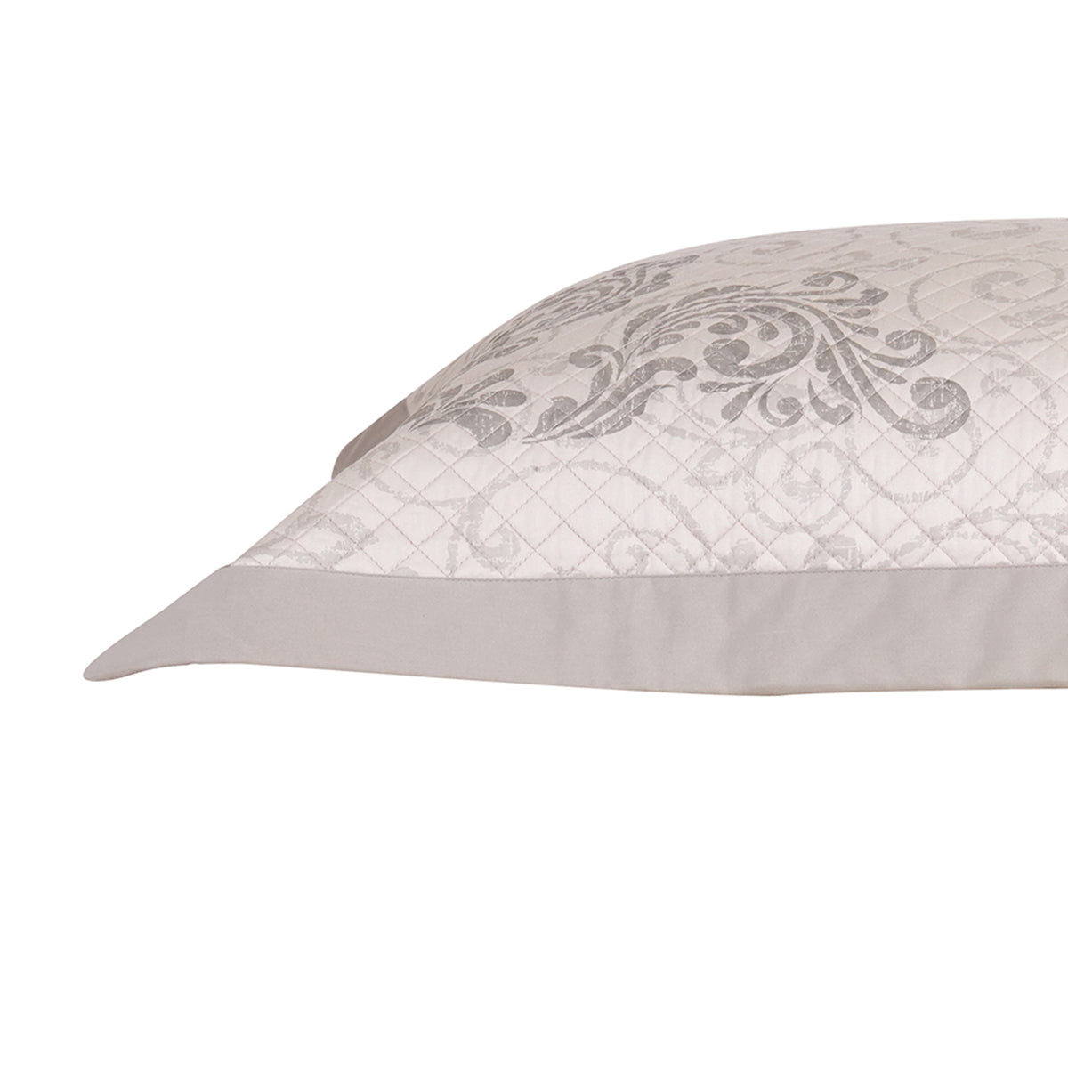 Classical Ornate Seamless Scroll Pillow Sham Set Neutral