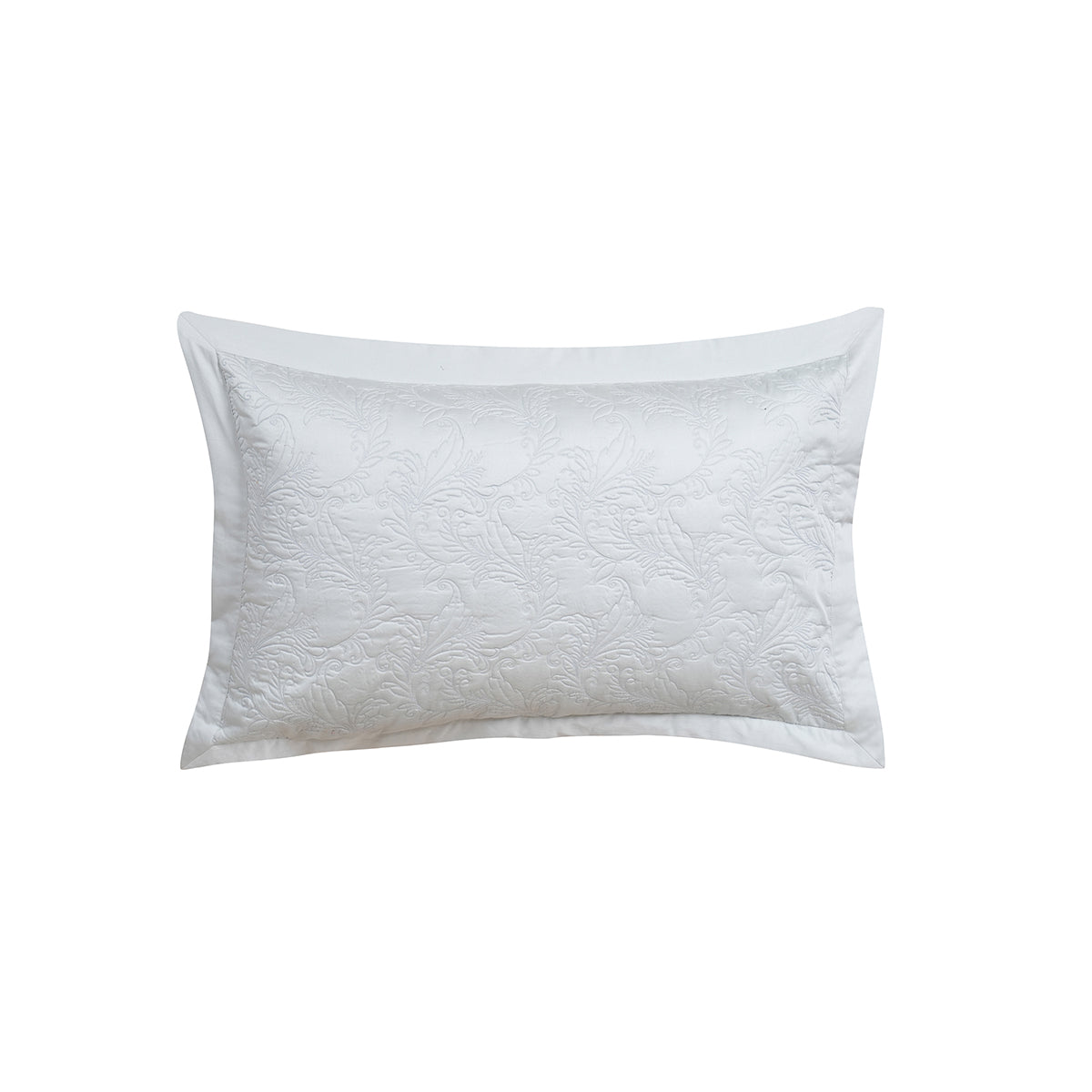 Classical Ornate Twirls & Swirls Pillow Sham Set Aqua