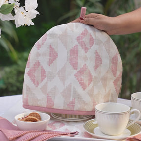 9PC Tea Cozy Set Aflora Misty Rose