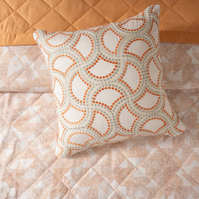 Quilt Set Ideal For Gifting Triangle Quilt Set Rust