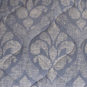 Folklore Transition Diamond Festivity Summer AC Quilt/Quilted Bed Cover/Comforter Blue