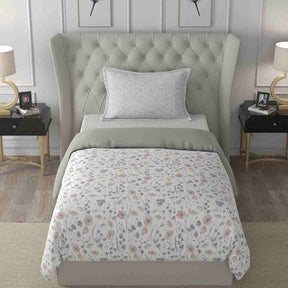 Regency Jamila Summer AC Quilt/Quilted Bed Cover/Comforter Pink