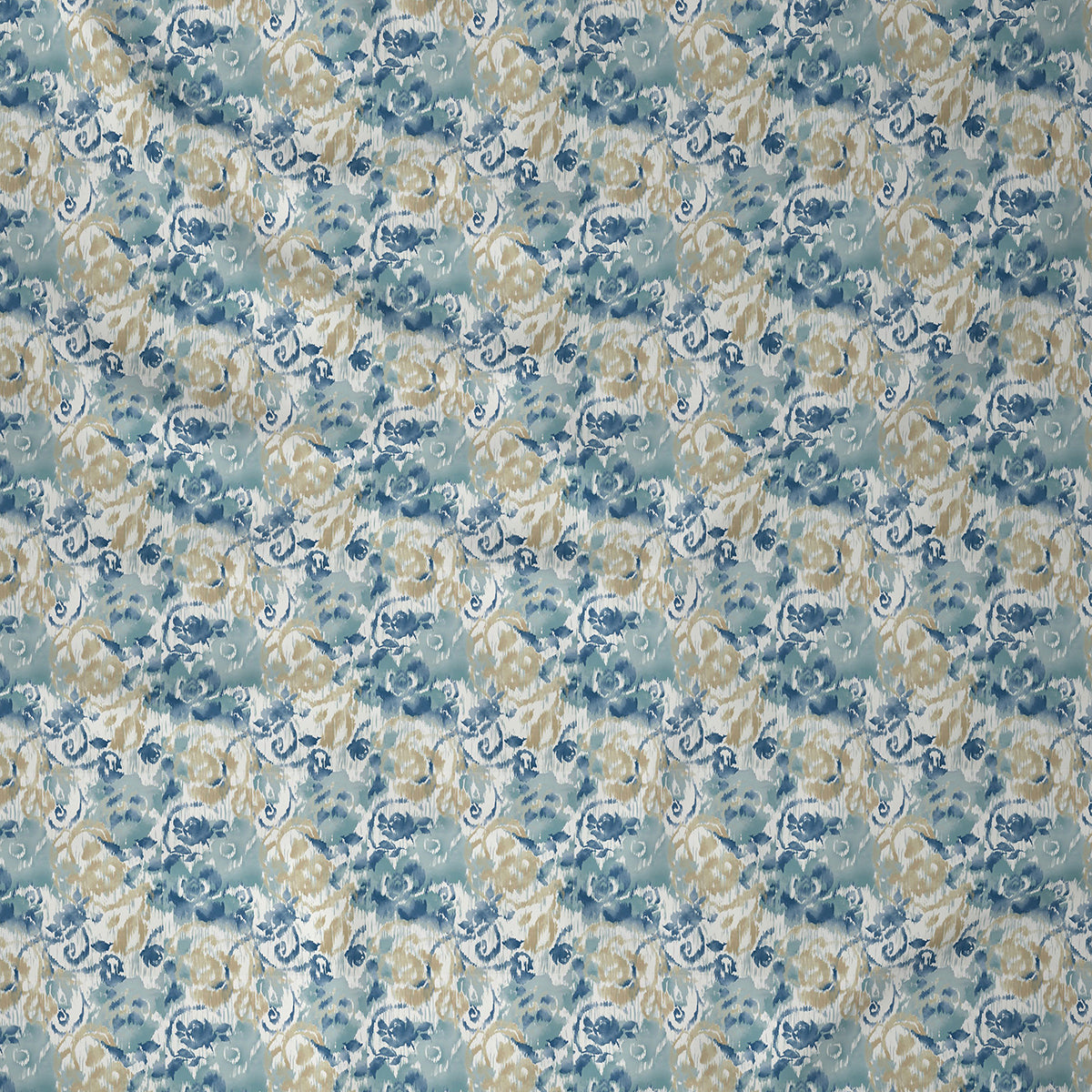 Backyard Patio Meridian Summer AC Quilt/Quilted Bed Cover/Comforter Blue