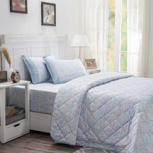 Optimist Bloom Cassia 115 GSM Summer AC Quilt/Quilted Bed Cover/Comforter