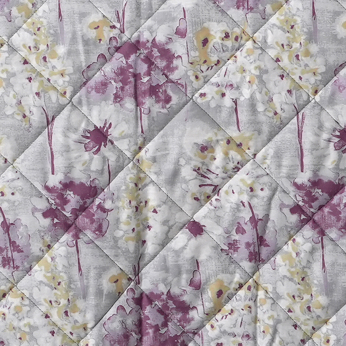 Optimist Bloom 115 GSM Spongy Floral Summer AC Quilt/Quilted Bed Cover/Comforter