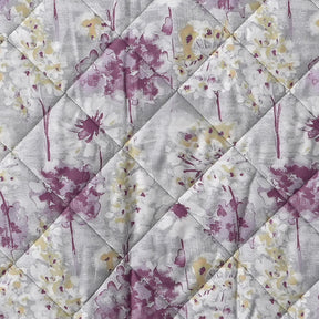 Optimist Bloom 115 GSM Spongy Floral Summer AC Quilt/Quilted Bed Cover/Comforter