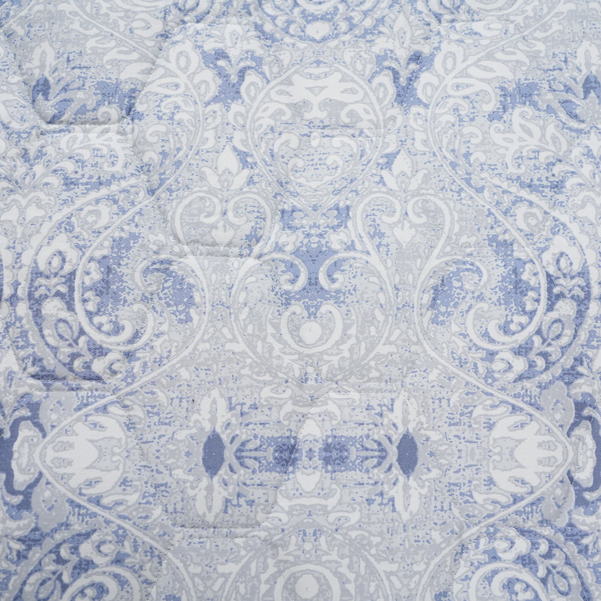 PBS Refined Retro Baroque Blue Summer AC Quilt/Quilted Bed Cover/Comferter