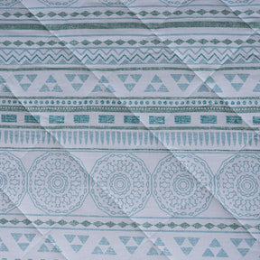 Hermosa Sensory Bloom Allegra Quilt Blue