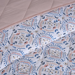 Hermosa Sensory Bloom Avery Quilt Blue