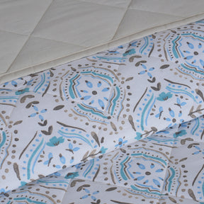 Hermosa Sensory Bloom Avery Quilt Orange