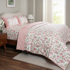 Sensory Bloom Blooming Petals extremely Cozy Pink Quilt