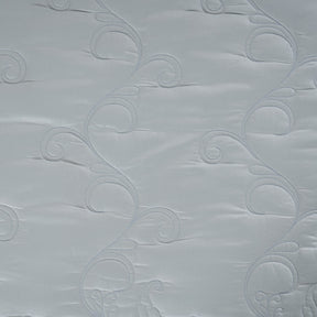 Classical Ornate Twirls & Swirls Quilt/Quilted Bed Cover Blue
