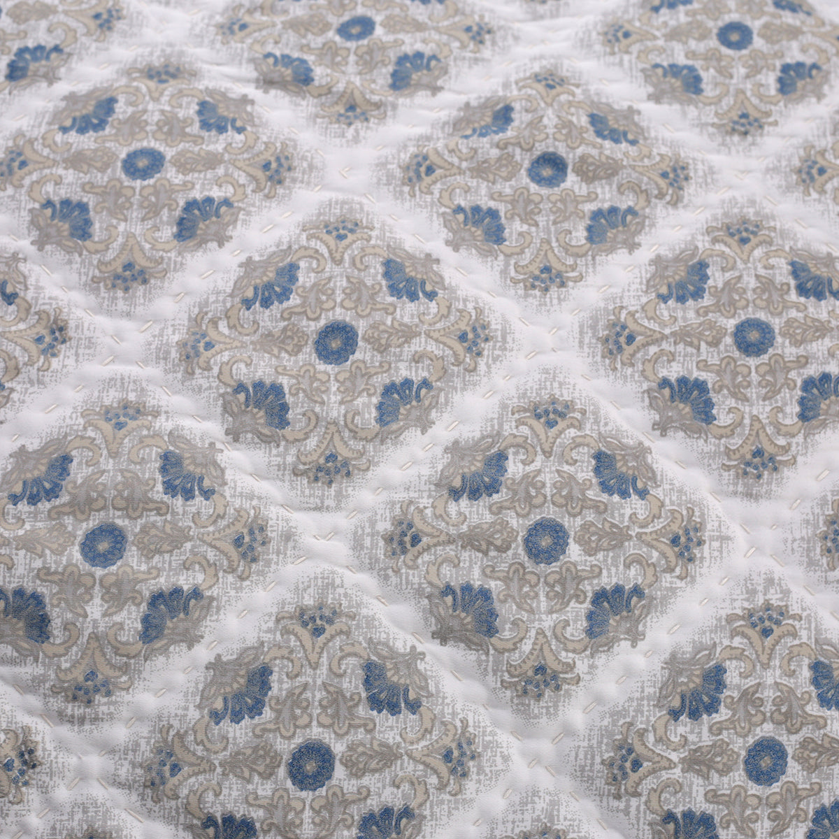 Exotic Heritage Finest Retro Blue Summer AC Quilt/Quilted Bed Cover/Comforter Quilt