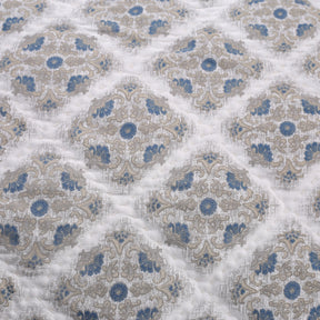 Exotic Heritage Finest Retro Blue Summer AC Quilt/Quilted Bed Cover/Comforter Quilt