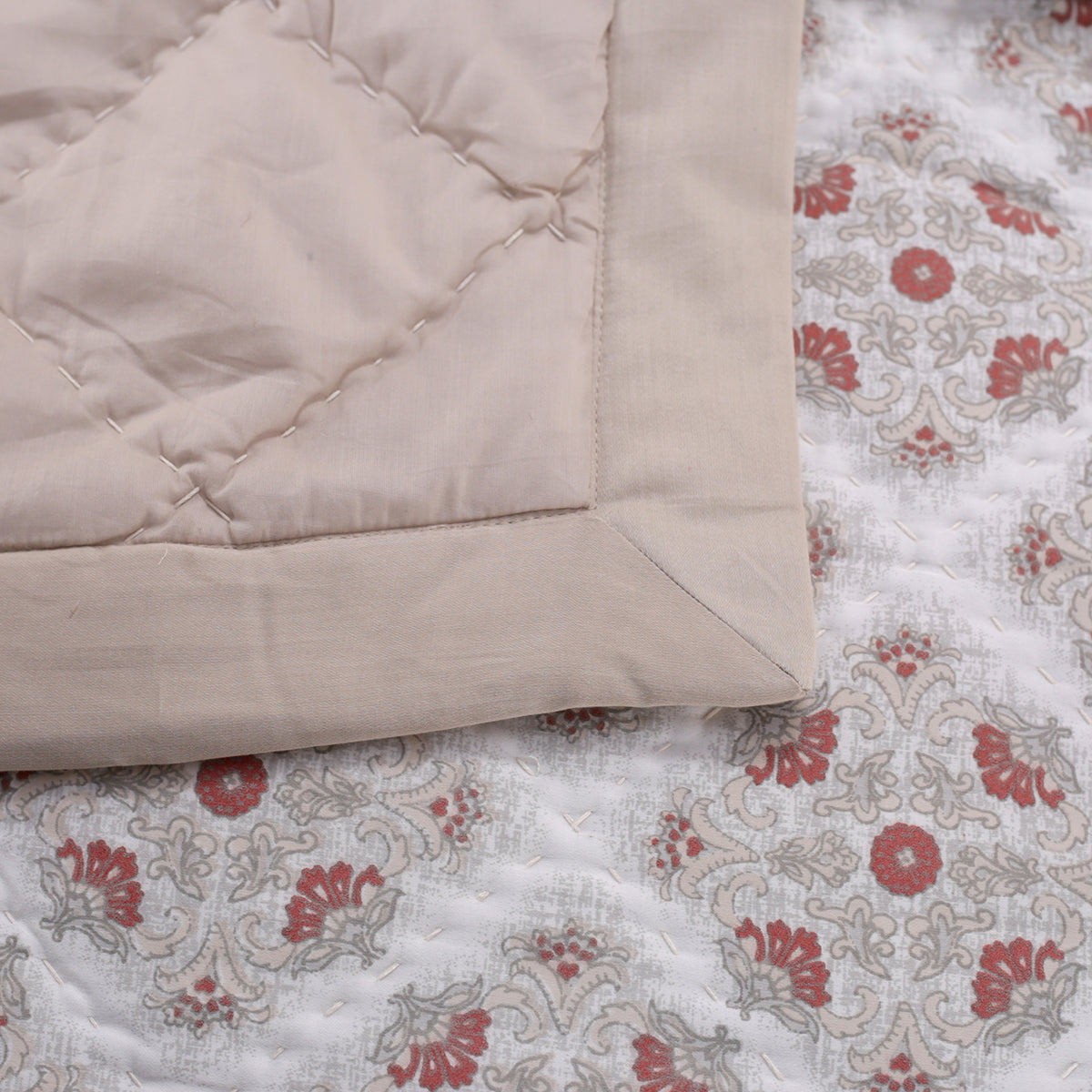 Exotic Heritage Finest Retro Red Summer AC Quilt/Quilted Bed Cover/Comforter Quilt