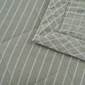 Adore 100% Cotton Filling Summer AC Green Quilt/Quilted Bed Cover Comforter
