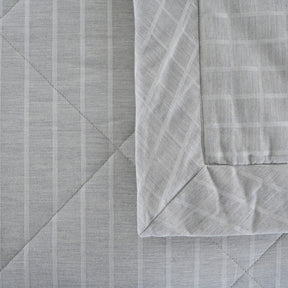 Adore 100% Cotton Filling Summer AC Grey Quilt/Quilted Bed Cover Comforter