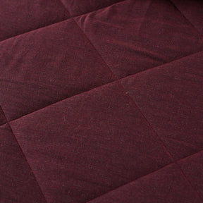 Emmie 100% Natural Cotton Filling Summer AC Quilt/Quilted Bed Cover/Comforter Red