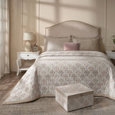 PBS Timeless Ornare 6Pcs Quilt Set/Quilted Bed Cover Peach