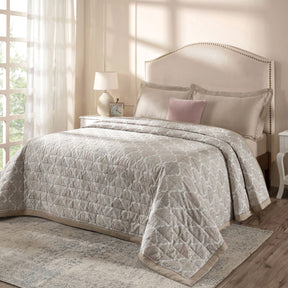 PBS Timeless Ornare 6Pcs Quilt Set/Quilted Bed Cover Peach